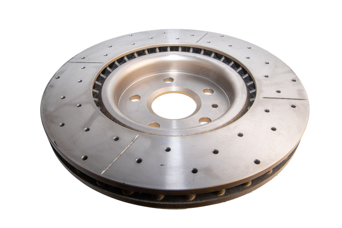 DBA 10-15 Chevrolet Camaro SS V8 Front Street Series Drilled & Slotted Rotor - DBA2604X