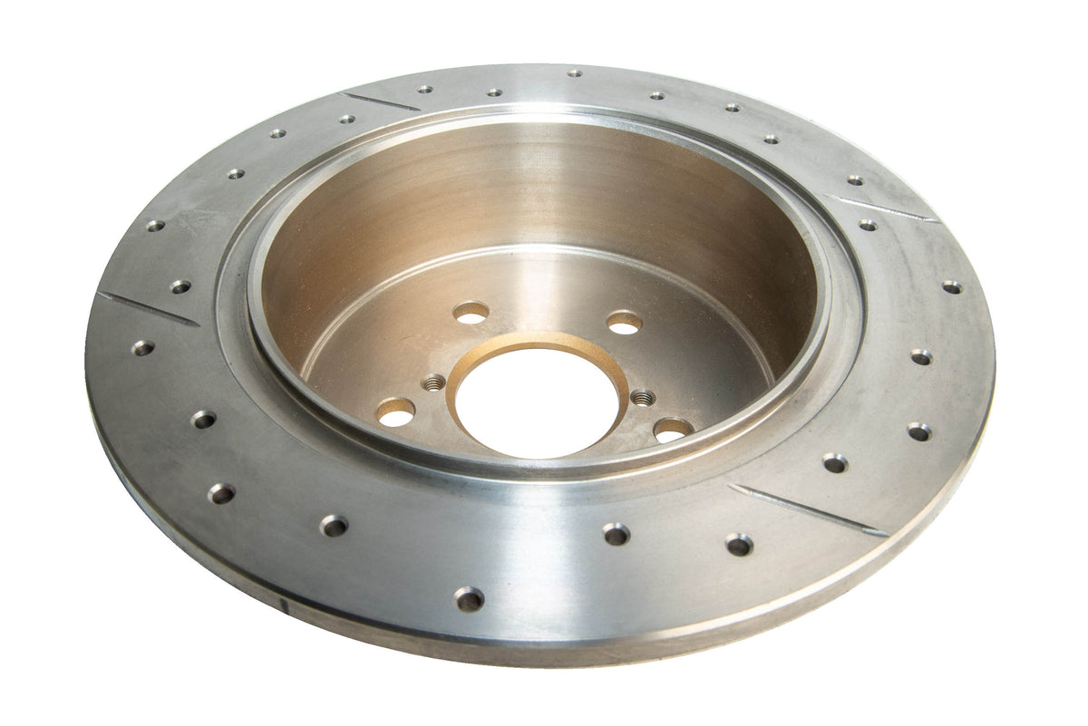 DBA 05-08 Subaru Outback Rear Drilled & Slotted Street Series Rotor - DBA2661X