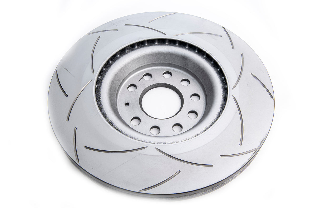 DBA 15-19 Volkswagen Golf R Front T2 Slotted Street Series Rotor - DBA2830S