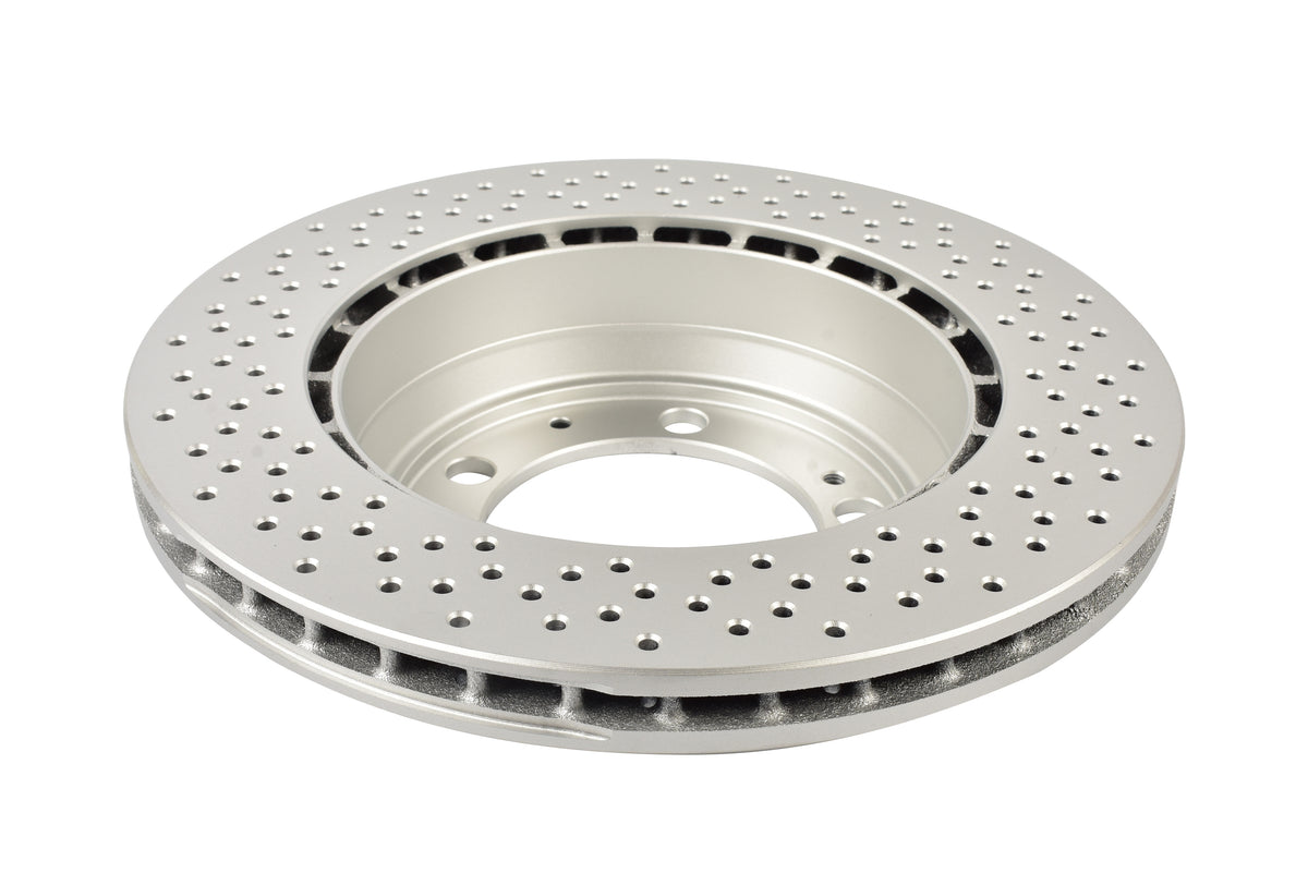 DBA 94-95 Porsche 911 Carrera 4 Rear En-Shield OE Drilled Rotor - DBA3083OEX