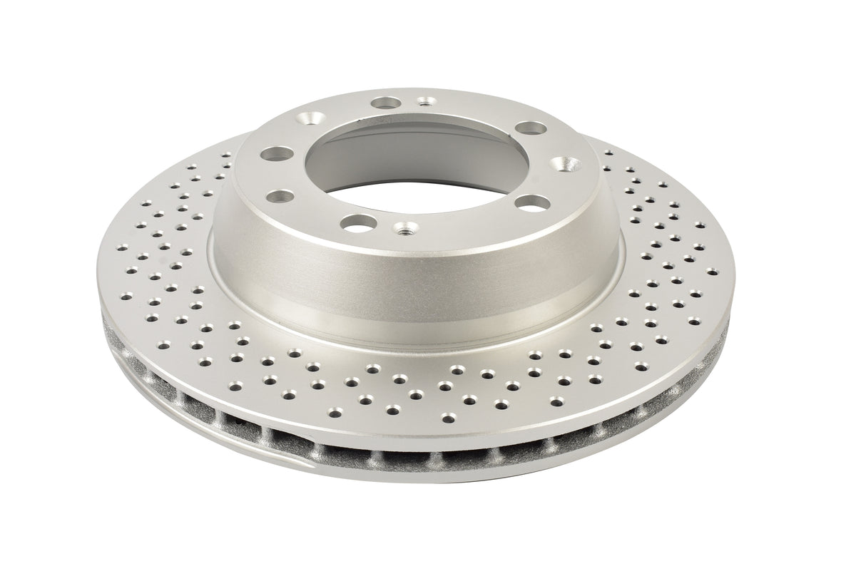 DBA 94-95 Porsche 911 Carrera 4 Rear En-Shield OE Drilled Rotor - DBA3083OEX