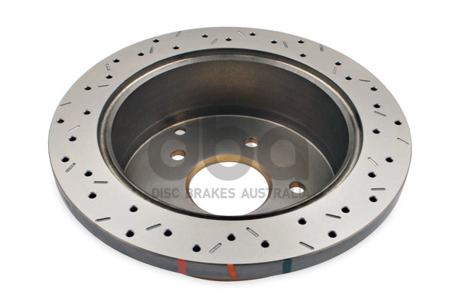 DBA 2004 Pontiac GTO 4000 Series Drilled and Slotted Rear Rotor - DBA4041XS
