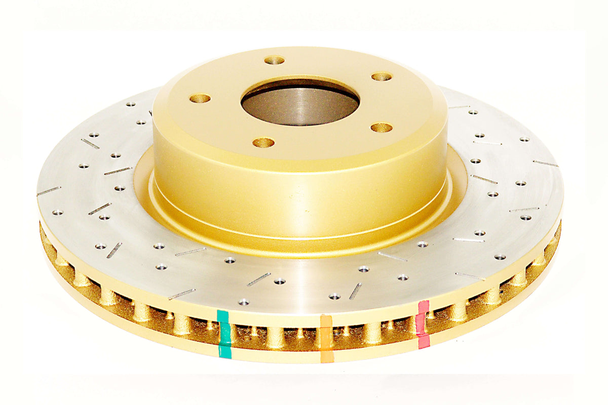 DBA 05 Pontiac GTO Front Slotted & Drilled 4000 Series Rotor - DBA42020XS