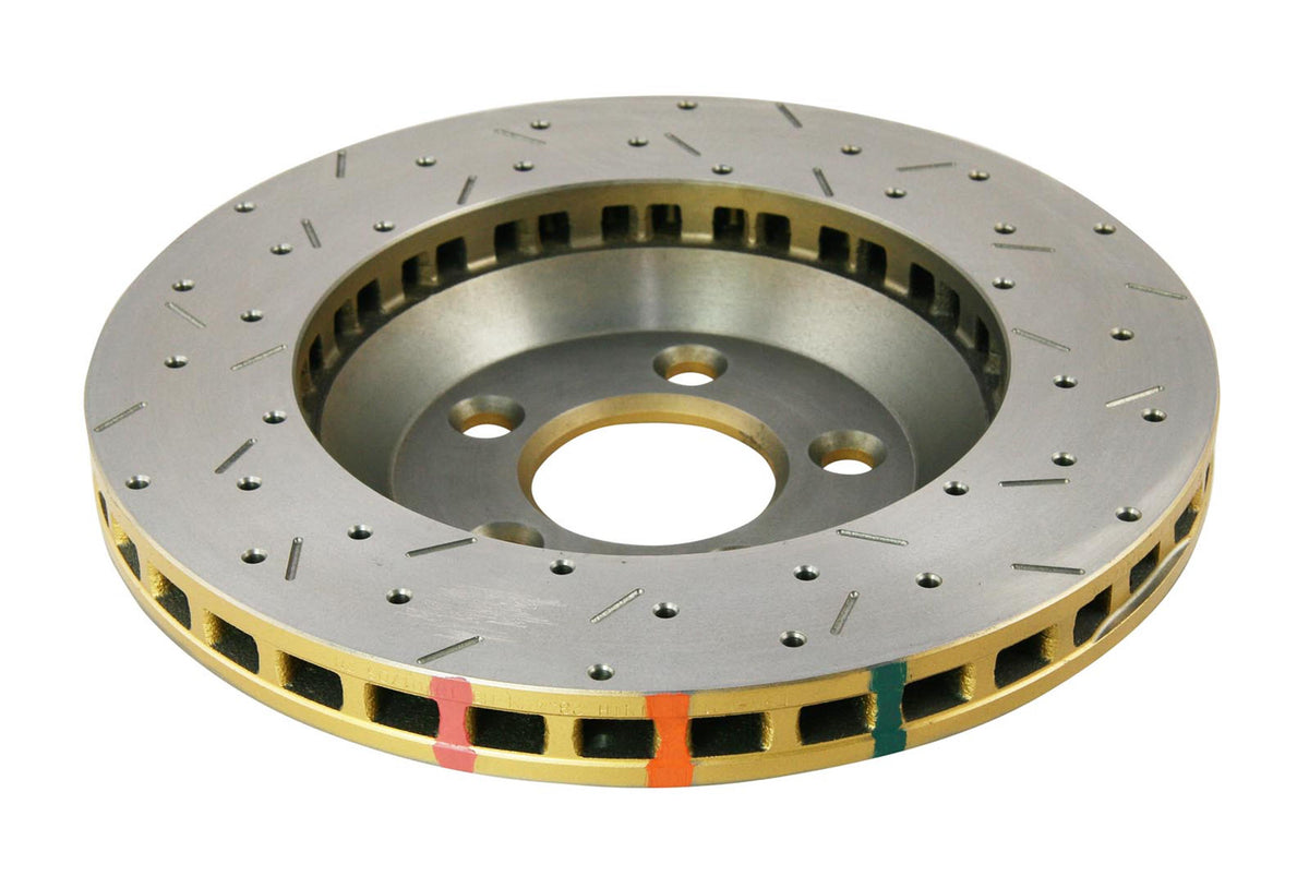 DBA 05-10 Mustang GT/ 11+ V6 Front Drilled & Slotted 4000 Series Rotor - DBA42113XS