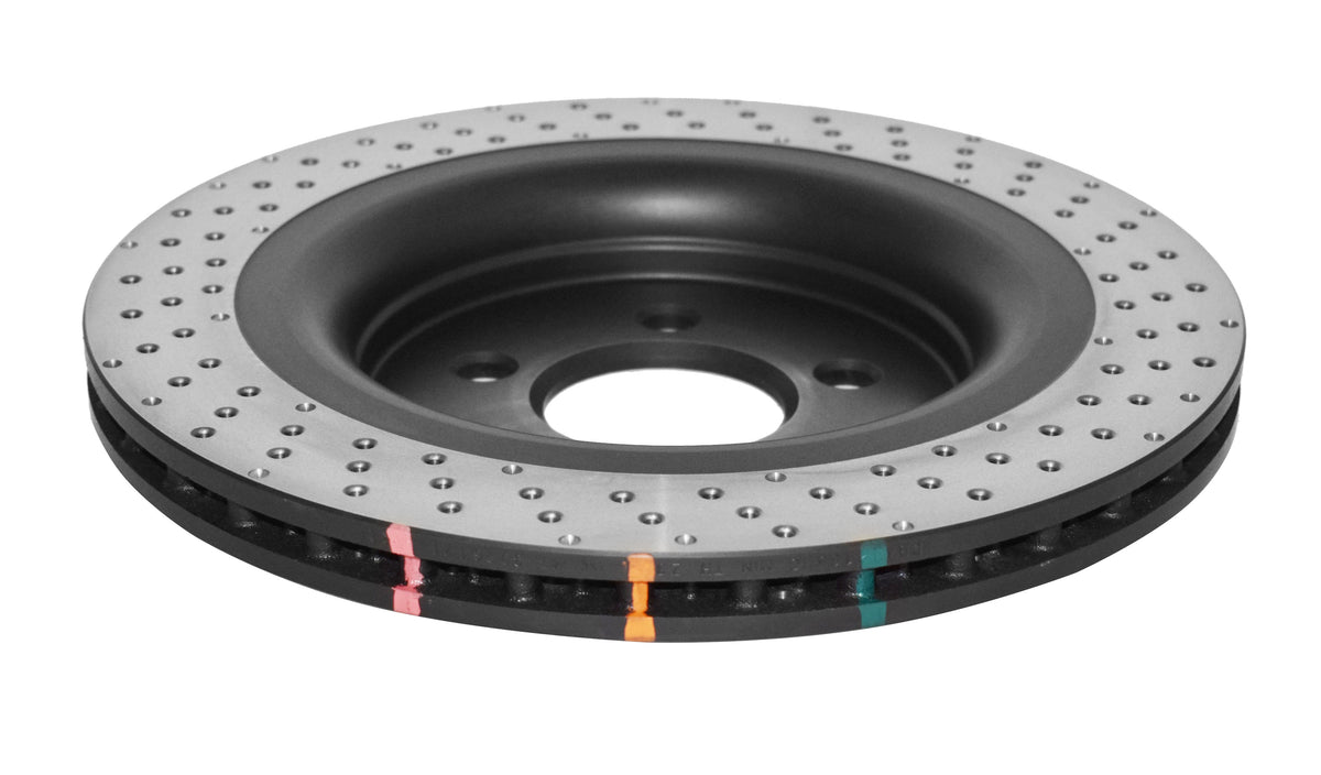 DBA 15-20 Ford Mustang GT (w/Performance Package) Rear 4000 Series Drilled Rotor - DBA42165XD