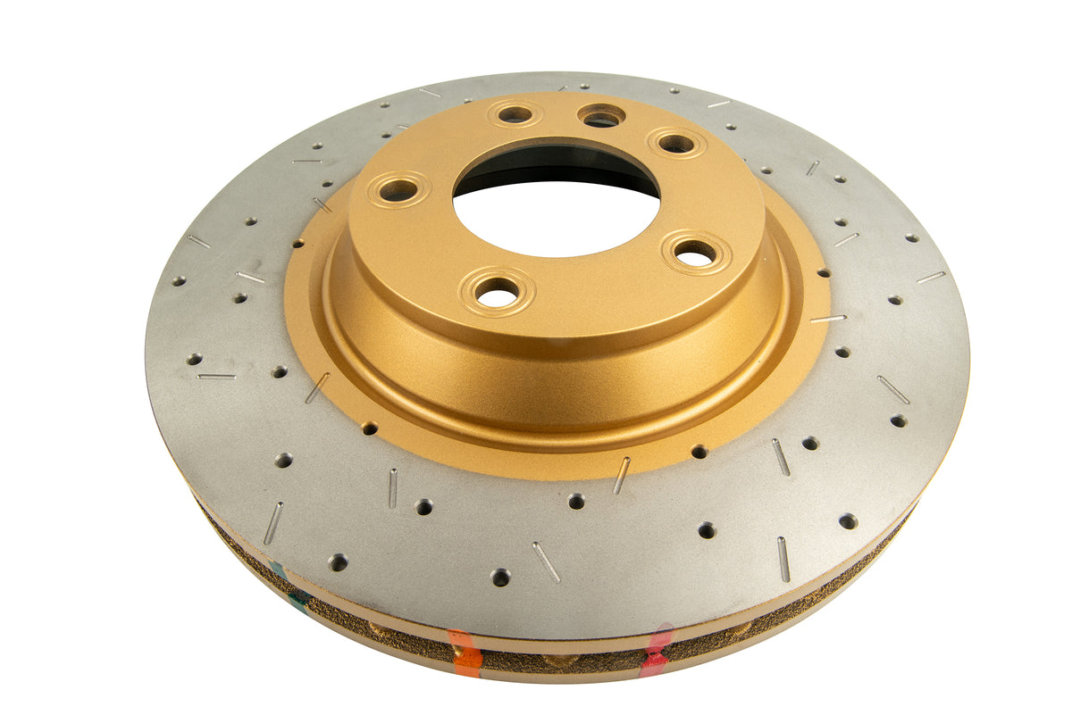 DBA 3/06-08 Audi Q7 Front Drilled & Slotted 4000 Series Rotor - DBA42246XS