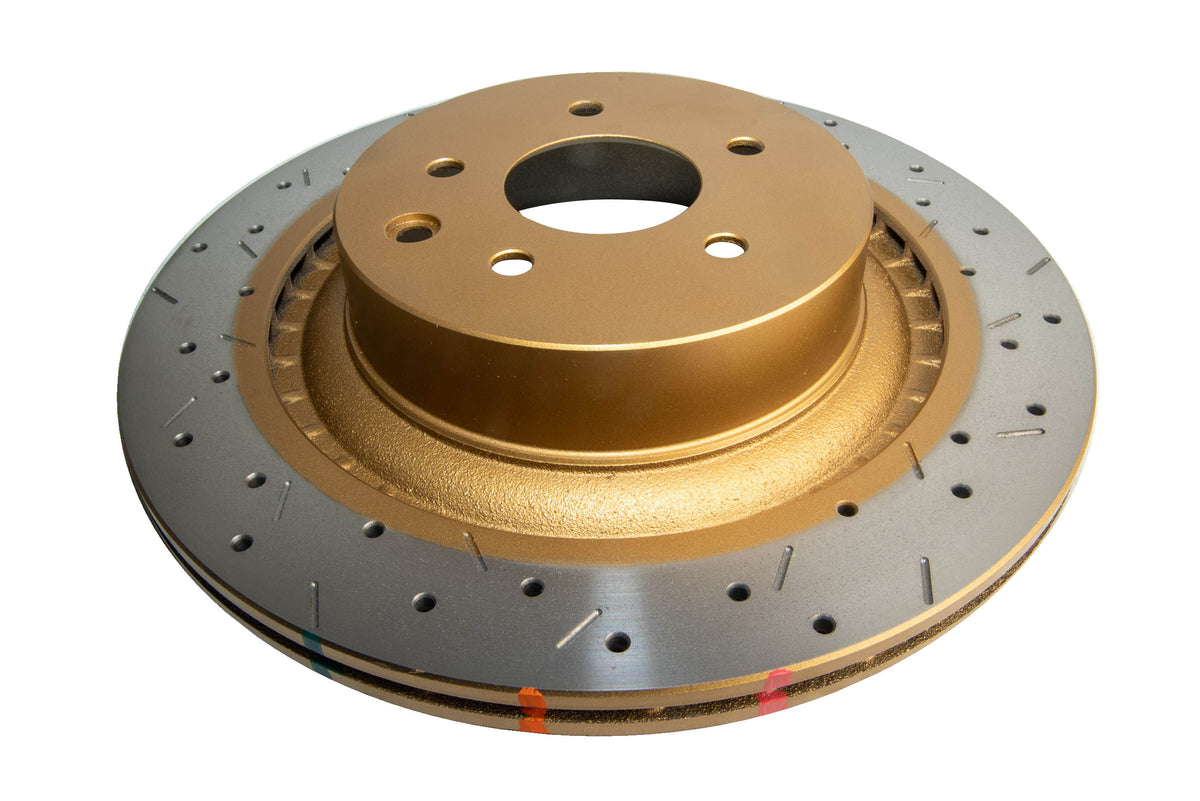DBA 09-20 Nissan 370Z (w/Sport Perf Brakes) Rear 4000 Series Drilled & Slotted Rotor - DBA42315XS