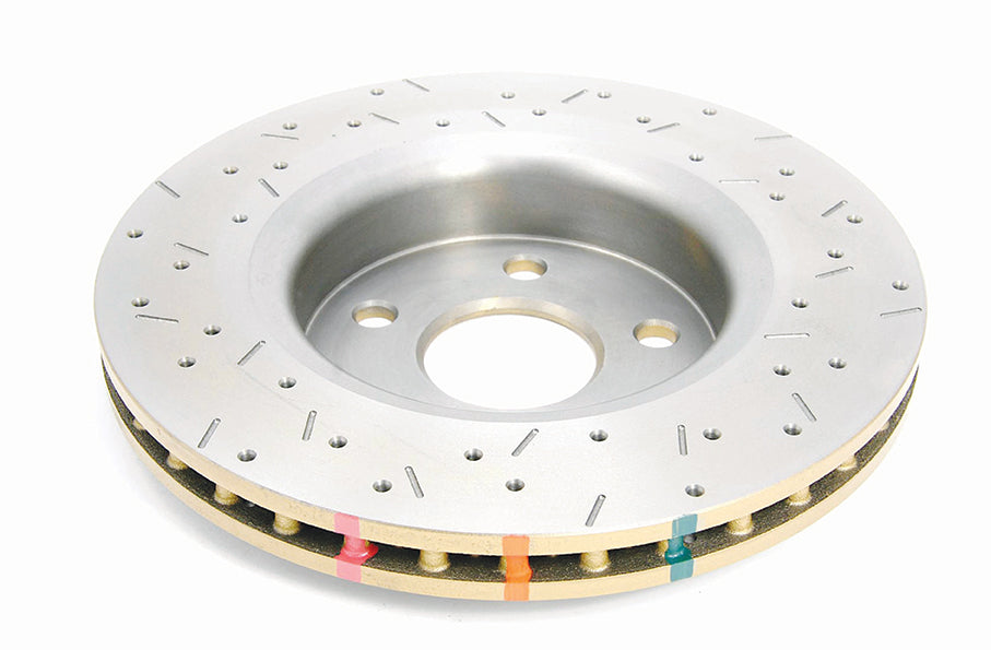 DBA 06-10 Jeep Commander Front 4000 Series Drilled & Slotted Rotor - DBA42530XS