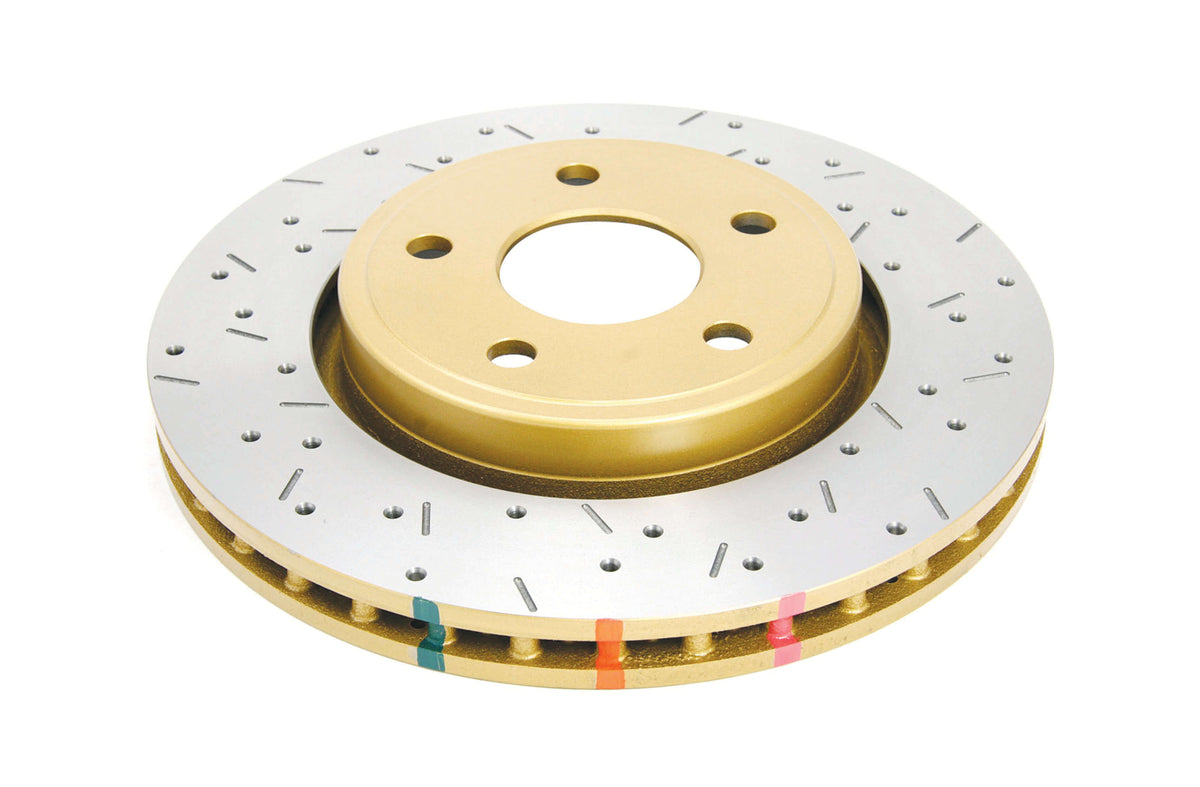 DBA 06-10 Jeep Commander Front 4000 Series Drilled & Slotted Rotor - DBA42530XS