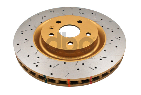 DBA 2010+ Camaro V8 SS Front Drilled & Slotted 4000 Series Rotor - DBA42604XS