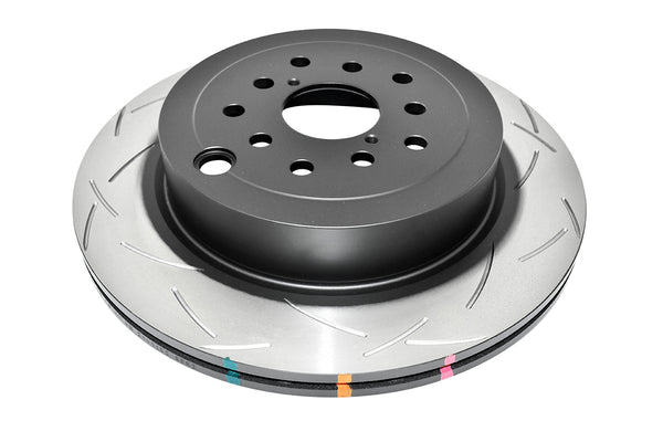 DBA 08-10 STi/2017 BRZ w/Perf. Pkg. Dual-Drilled Rear Slotted 4000 Series Rotor - DBA42656S-10
