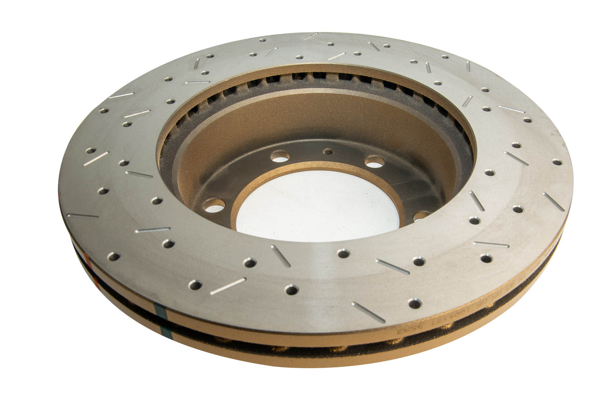 DBA 05+ Toyota 4-Runner KUN/GGN/TGN Front Drilled and Slotted 4000 Series Rotor - DBA42714XS