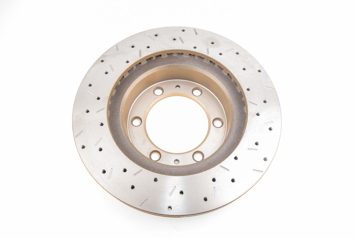 DBA 05-09 Toyota Tacoma (6 lugs) / 06+ Lexus GX470 Front Drilled & Slotted 4000 Series Rotor - DBA42716XS