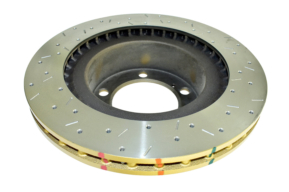 DBA 08-10 Toyota Sequoia/07-10 Tundra 2WD/4WD Front Drilled and Slotted 4000 Series Rotor - DBA42724XS
