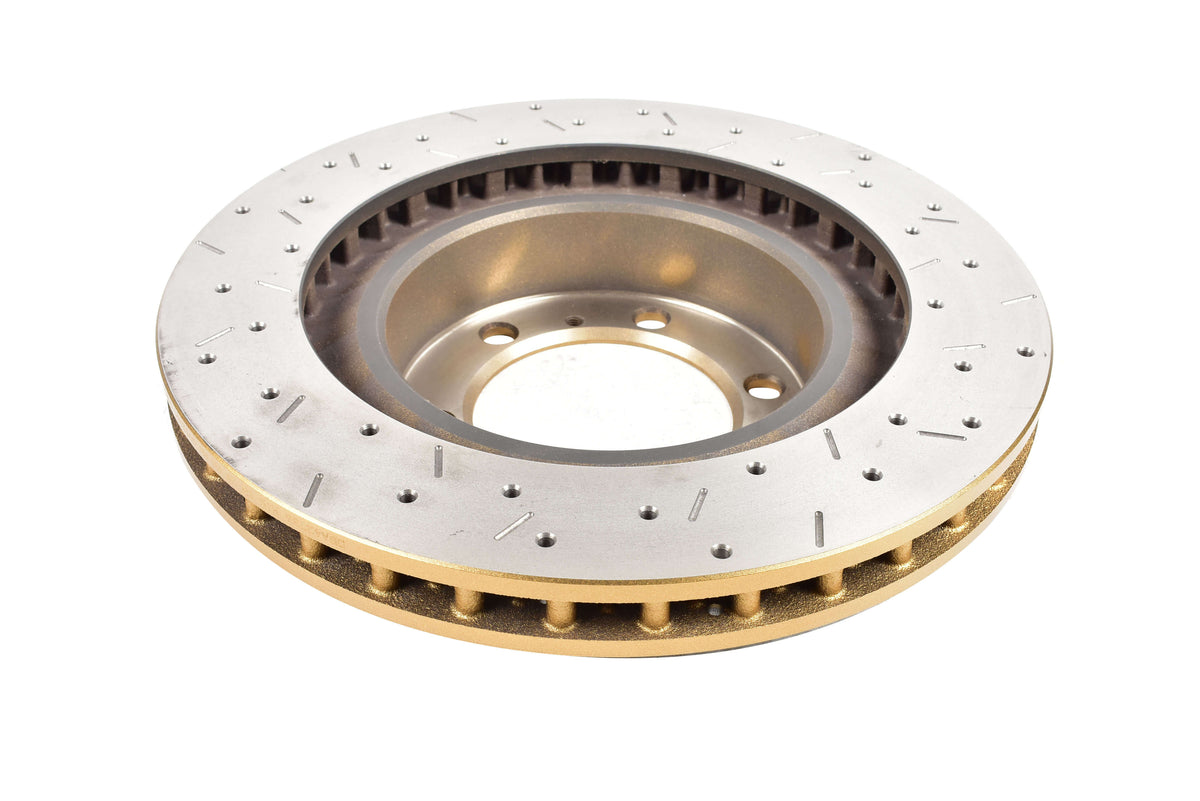 DBA 2012 Toyota 4Runner/11-12 FJ Cruiser Front Drilled and Slotted 4000 Series Rotor - DBA42736XS