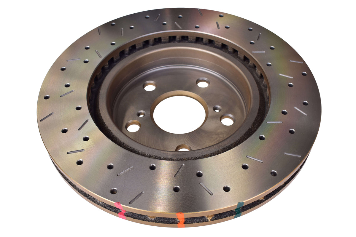 DBA Toyota Camry Series ASV70R/AXVH71R/GSV70R Front Slotted 4000 Series Drilled/Slotted Rotor - DBA42744XS