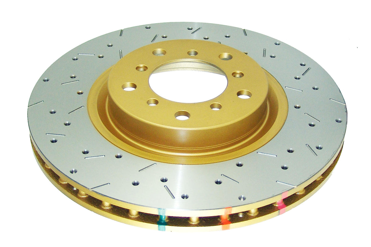 DBA 01-07 BMW M3 E46 w/325mm rotor Front Drilled & Slotted 4000 Series Rotor - DBA42850XS
