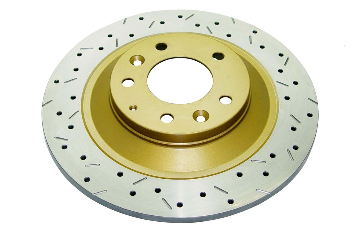DBA 05+ Mazda MazdaSpeed6 / 05+ MX6 Rear Drilled & Slotted 4000 Series Rotor - DBA42961XS
