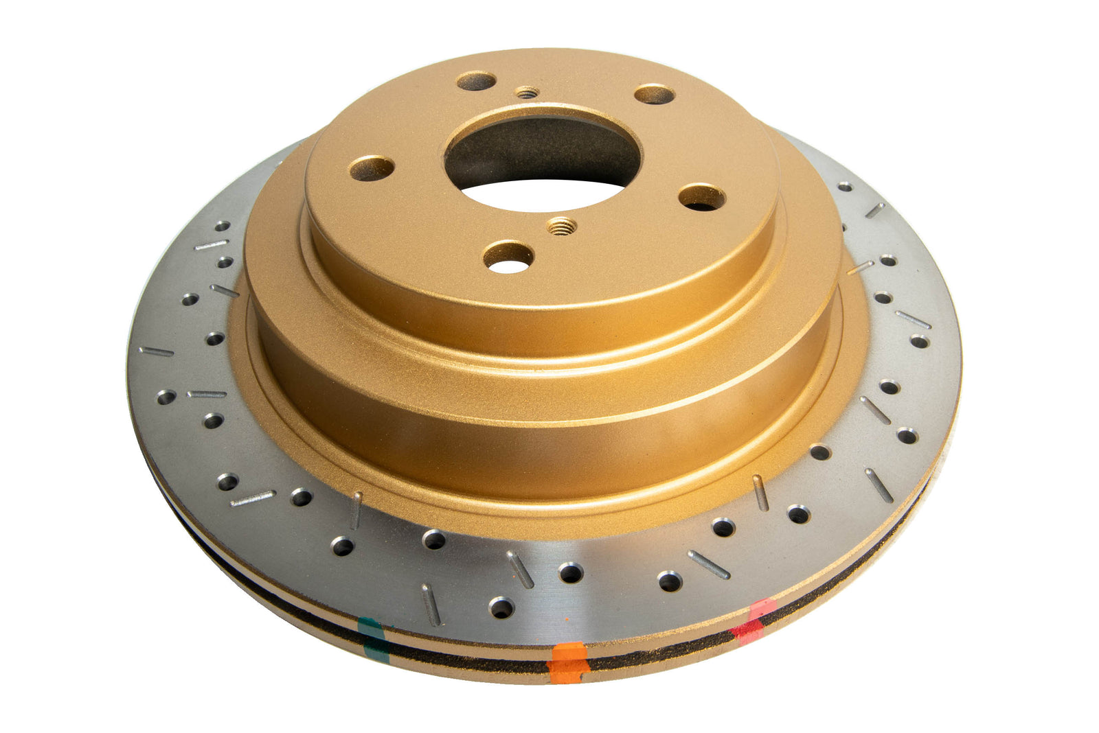 DBA 98-00 Subaru WRX Front Drilled & Slotted 4000 Series Rotor - DBA4649xs