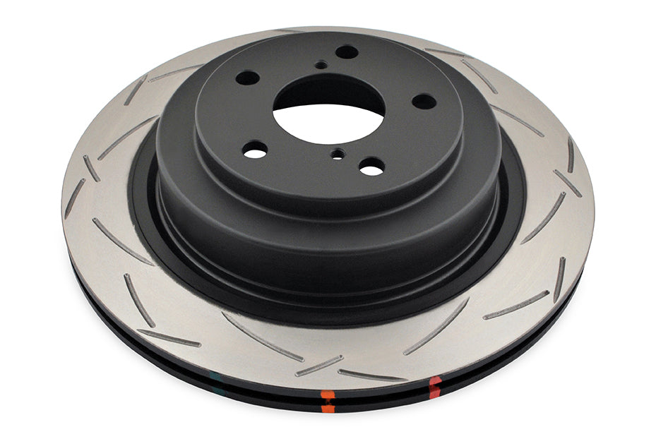 DBA 01-07 Subaru WRX / 05-07 Subaru Forester XT Rear Slotted 4000 Series Rotor - DBA4653S