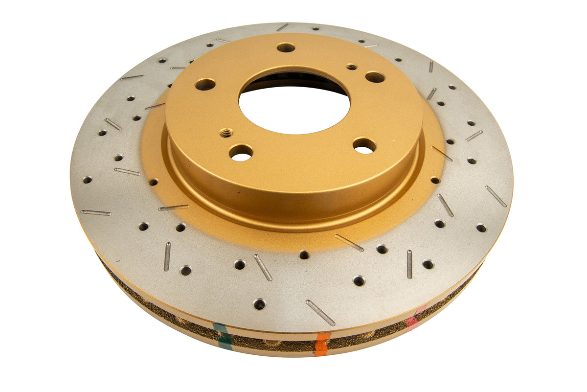 DBA 7/90-96 Turbo/6/89-96 Non-Turbo 300ZX Front Drilled & Slotted 4000 Series Rotor - DBA4909XS