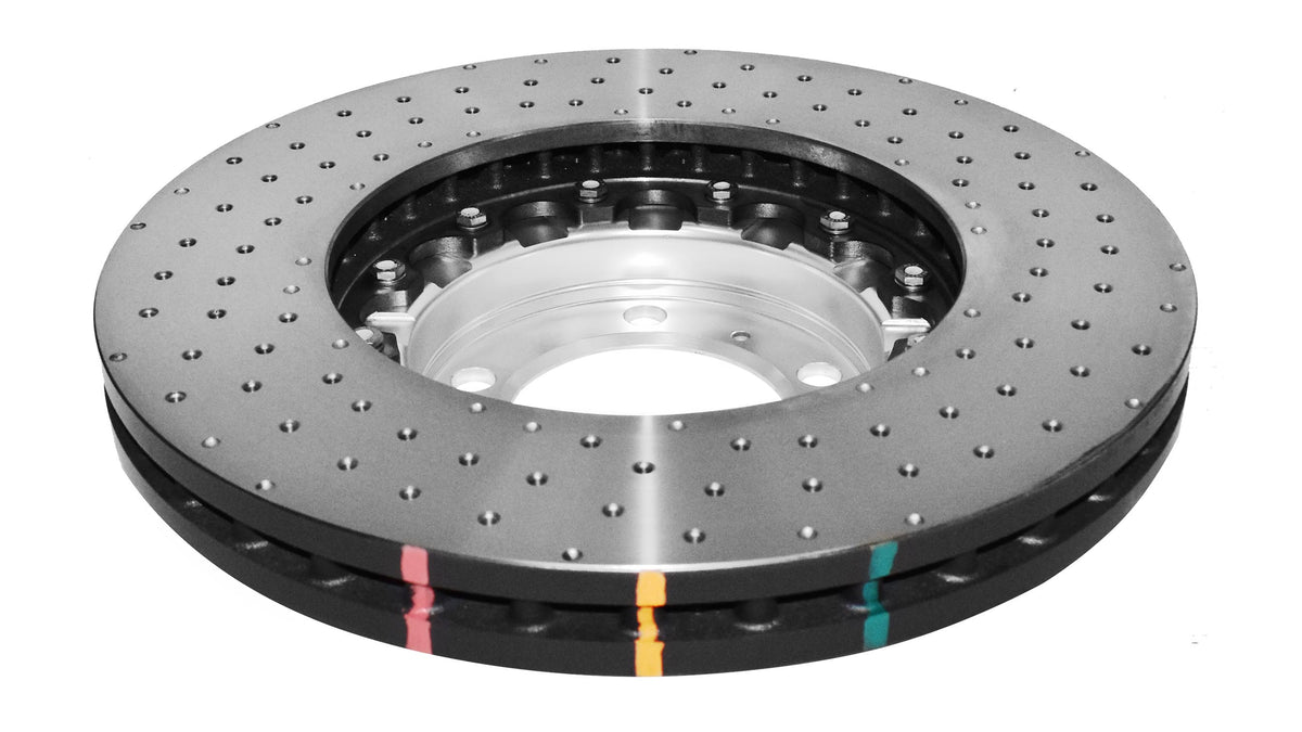 DBA 2008 Porsche Cayenne (368mm Front Rotor) Front 5000 Series Cross Drilled Rotor w/Silver Hat - DBA52592SLVXD