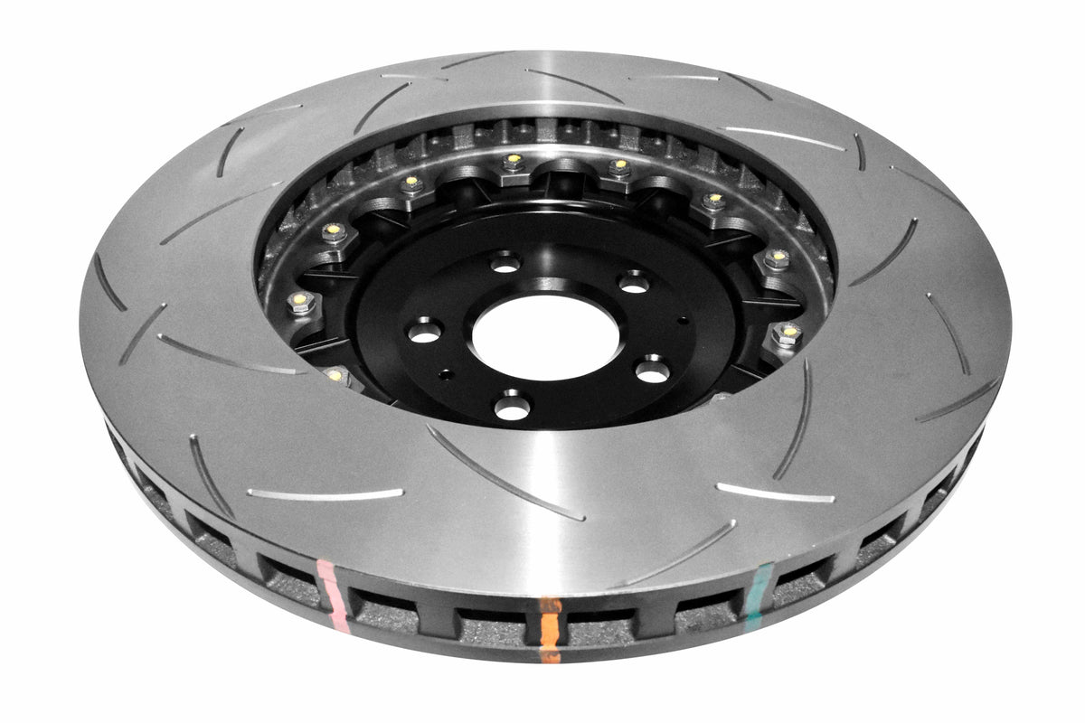 DBA 07-11 Audi S6 Front 5000 Series Slotted Rotor w/Black Hat - DBA52778BLKS