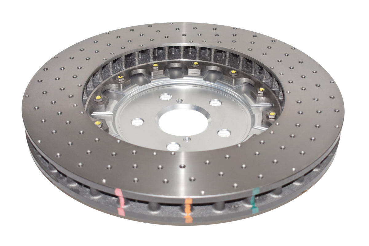 DBA 16-20 Lexus GS F Front 5000 Series Cross Drilled Rotor w/Silver Hat - DBA52788SLVXD