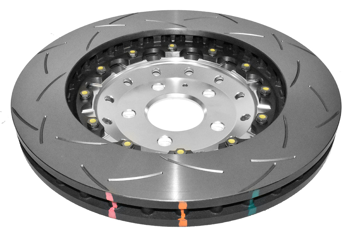 DBA Audi R8/RS5 F T3 5000 Series Slotted Front Rotor - Silver Hat - DBA52834SLVS