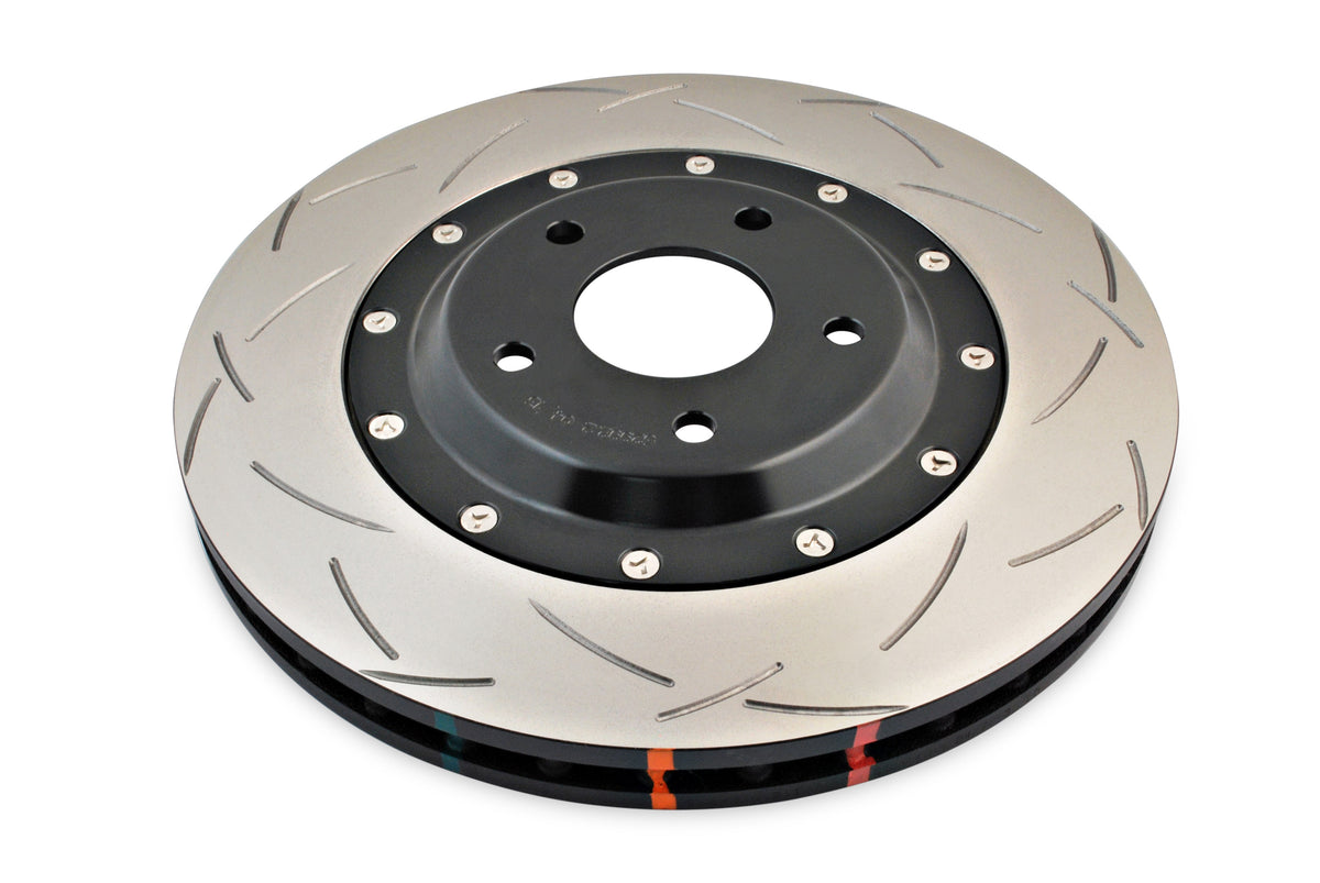 DBA 05-12 Corvette C6 w/Z06 pkg Front Slotted 5000 Series 2 Piece Rotor Assembled w/ Black Hat - DBA52992BLKS