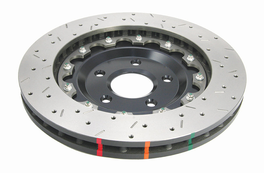 DBA 05-12 Corvette C6 w/Z06 pkg Front Drilled & Slotted 5000 Series 2 Pc Rotor w/ Black Ha - DBA52992BLKXS