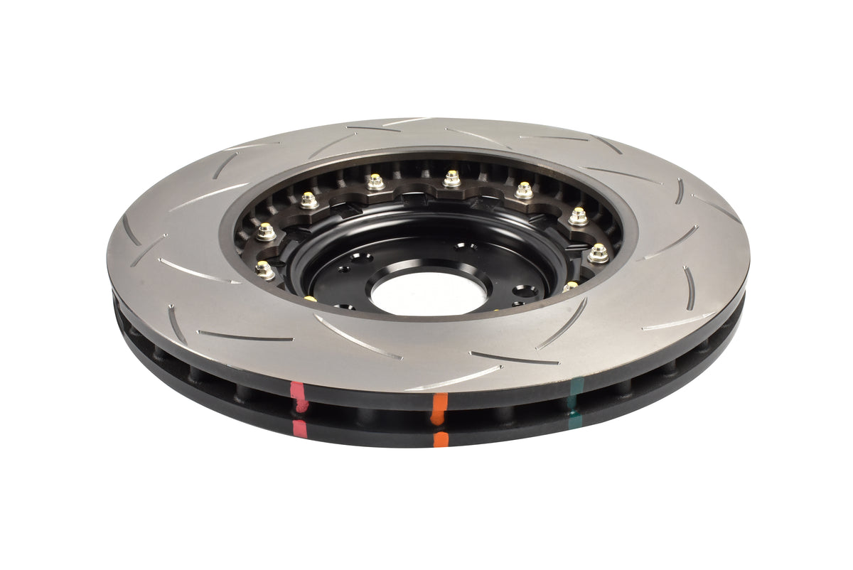 DBA 22-23 Hyundai Elantra N/Kona N Front 5000 Series Slotted Rotor w/Black Hat - DBA53148BLKS