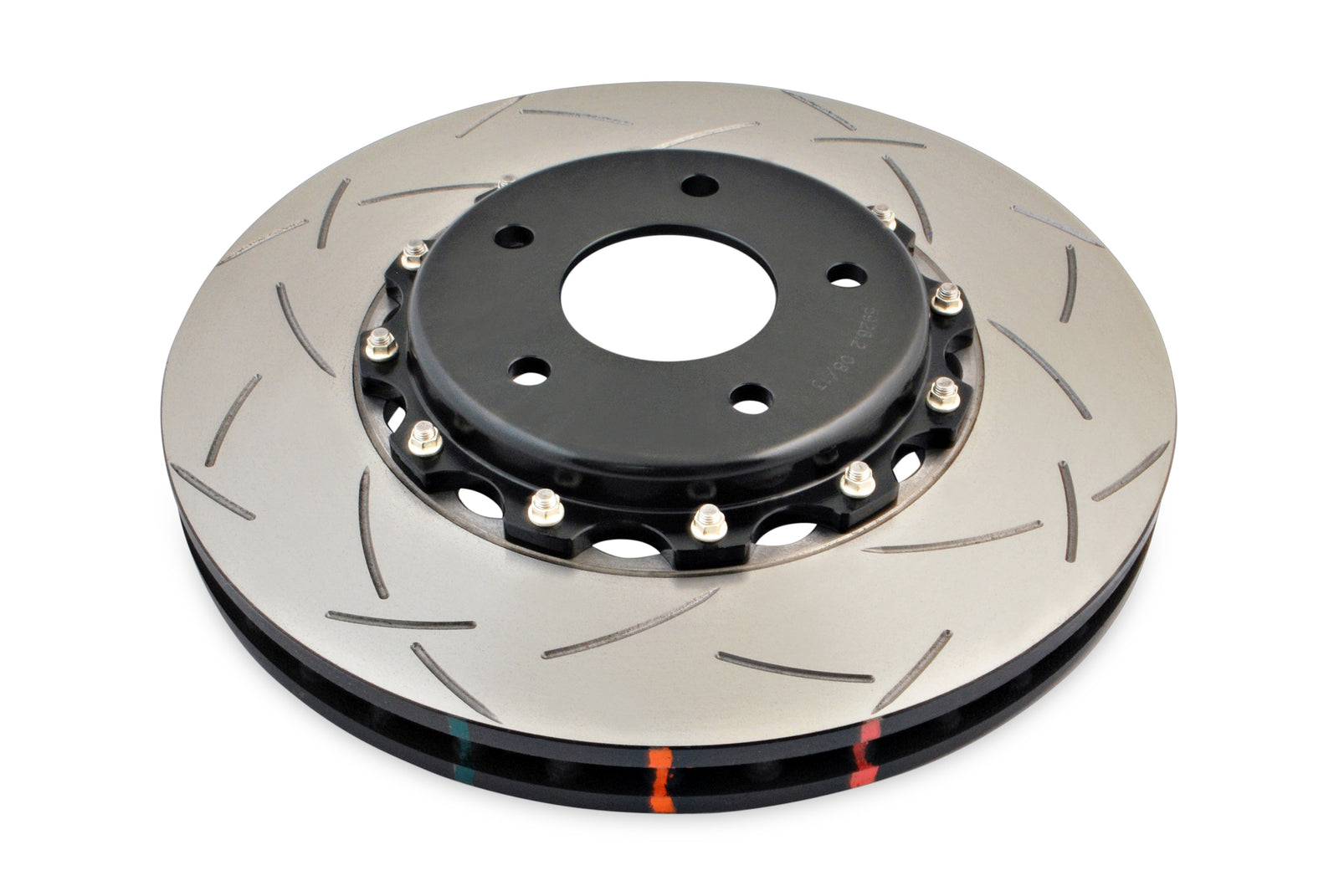DBA Nissan Skyline (Various) Front Slotted 5000 Series 2 Piece Rotor Assembled w/ Black Hat - DBA5928BLKS