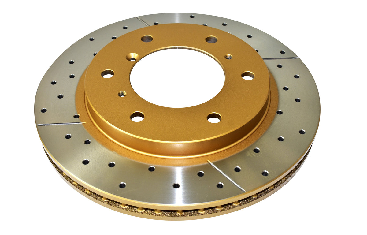 DBA 15-18 Subaru Legacy 2.5i Front Drilled & Slotted Street Series Rotor - DBA660X