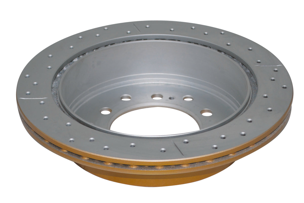 DBA 03-09 Lexus GX470 Rear Drilled & Slotted Street Series Rotor - DBA793X