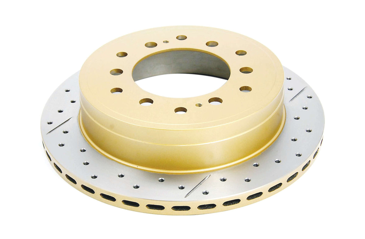 DBA 03-09 Lexus GX470 Rear Drilled & Slotted Street Series Rotor - DBA793X
