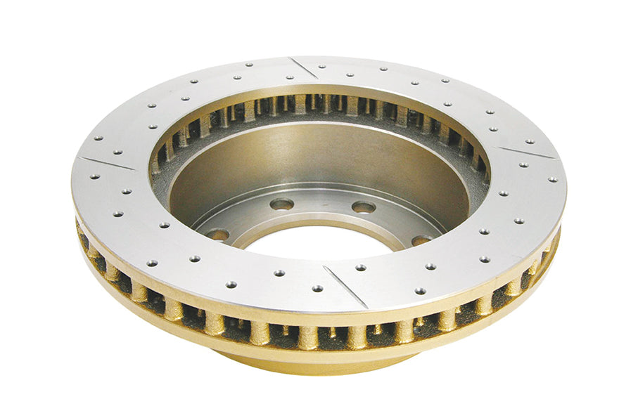 DBA 99-04 Ford F-250 Super Duty (w/Rear Rotor) 4WD Front Street Drilled & Slotted Rotor - DBA798X