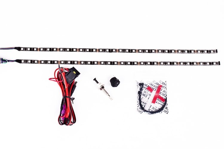 Clearance - DIODE DYNAMICS - WARM WHITE STANDARD ENGINE BAY KIT DD0246 by Diode Dynamics Clearance - front view