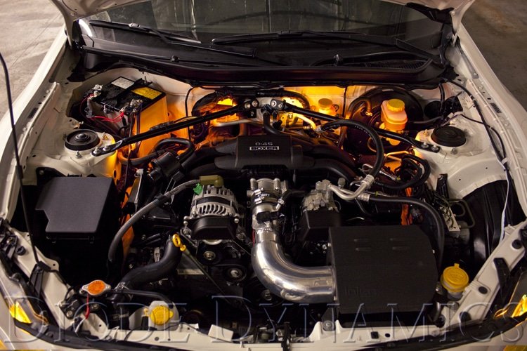 Clearance - DIODE DYNAMICS - WARM WHITE STANDARD ENGINE BAY KIT DD0246 by Diode Dynamics Clearance - angle view