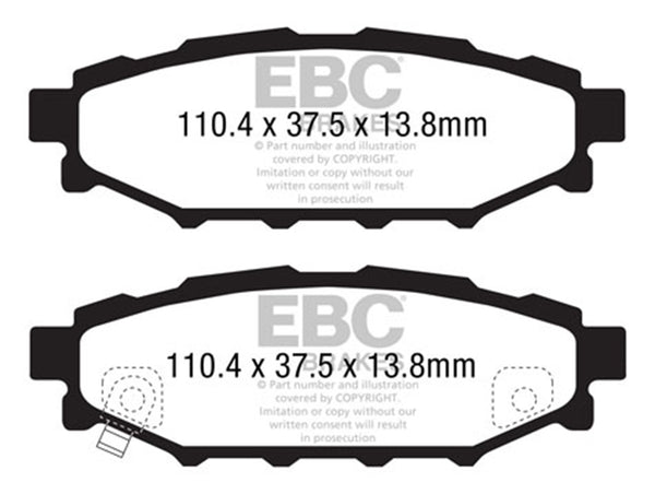 EBC S20 Brake Pad and Rotor Kit