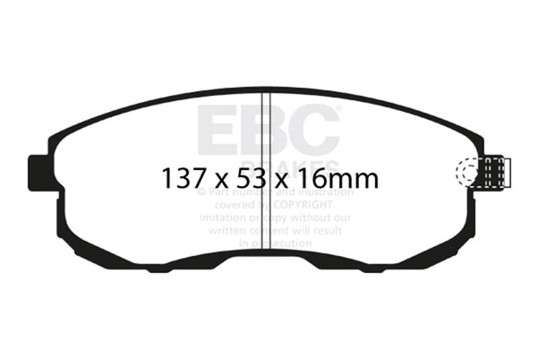 EBC S20 Brake Pad and Rotor Kit - S20K1631