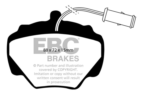 EBC S2 Brake Pad and Rotor Kit