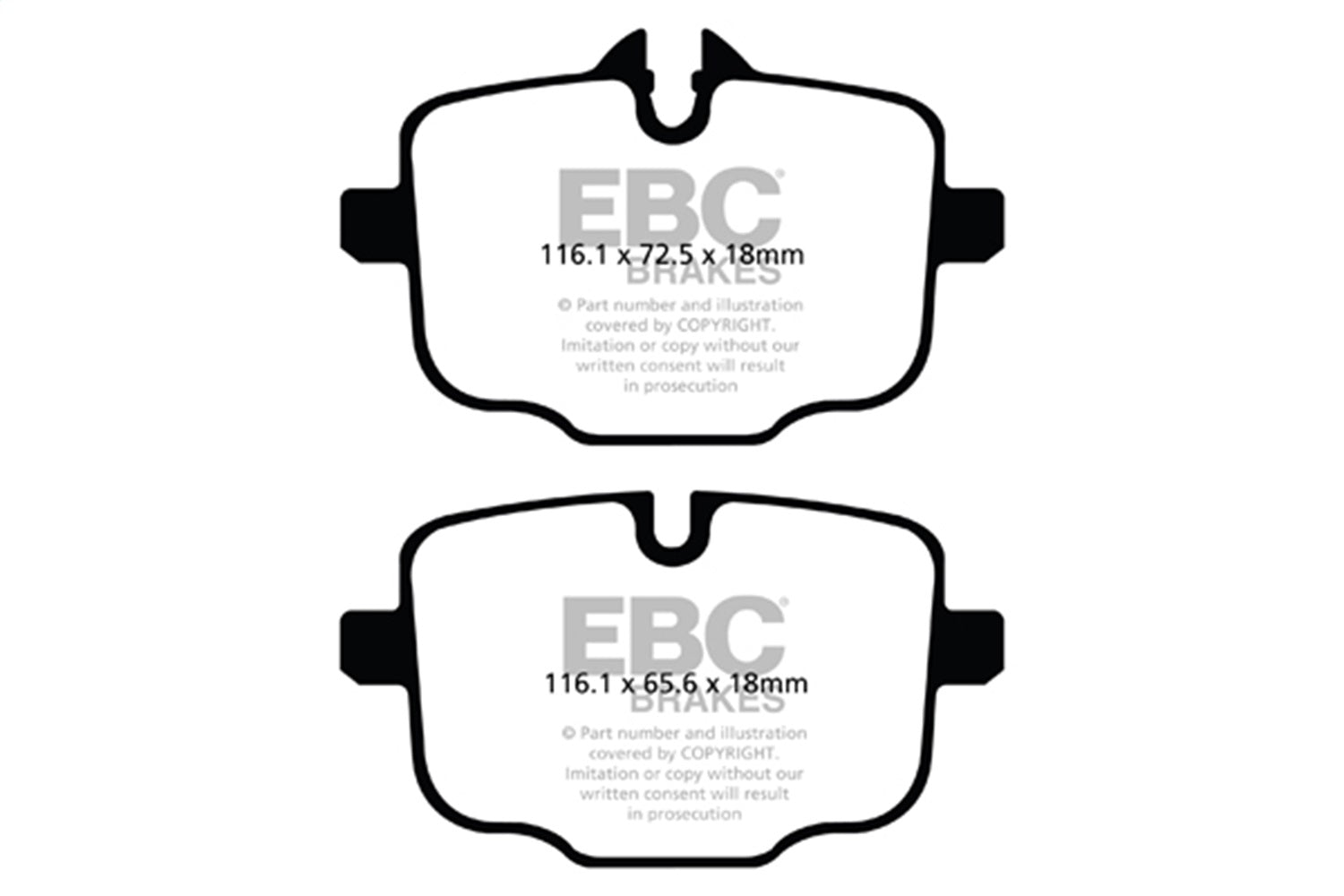 EBC S13 Brake Pad and Rotor Kit - S13KR1786