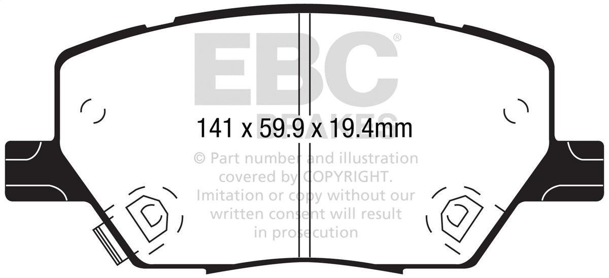 EBC S15 Brake Pad and Rotor Kit - S15KF1258