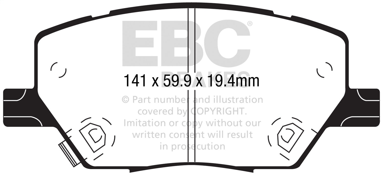 EBC S15 Brake Pad and Rotor Kit - S15KF1258
