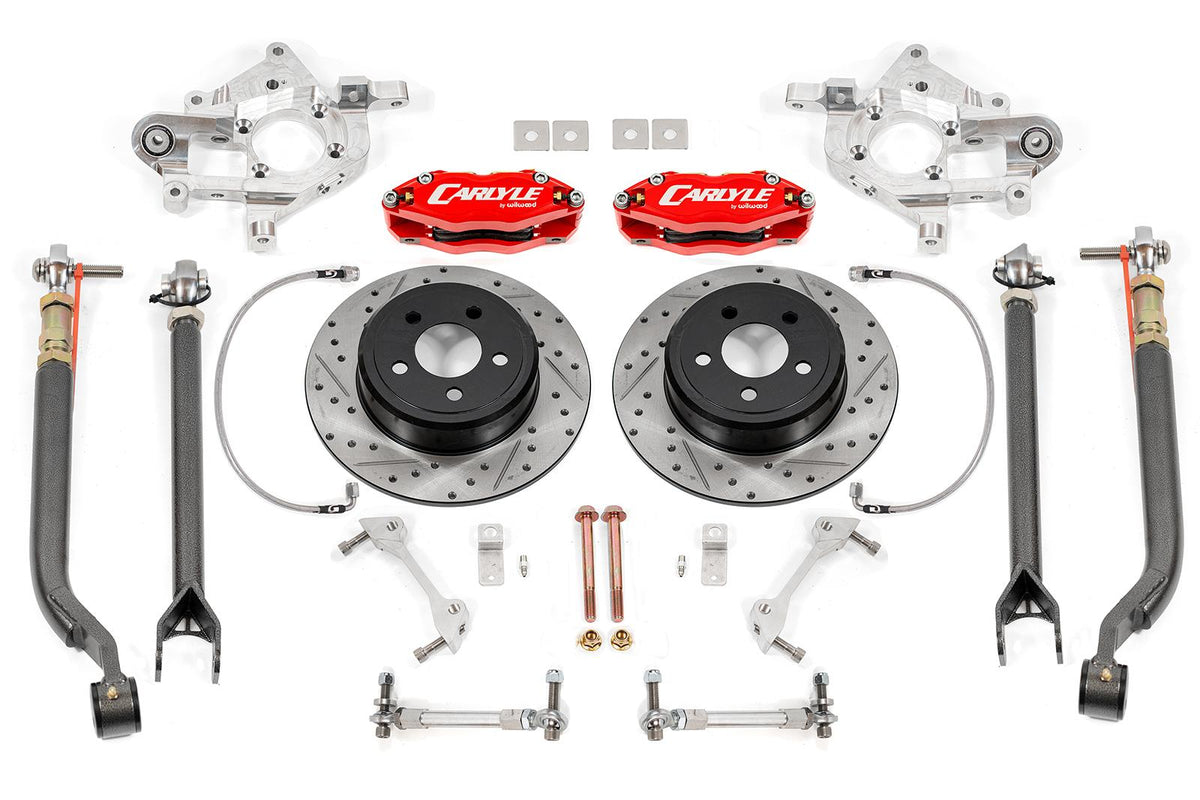 BMR 08-23 Dodge Challenger 15in Conversion Kit w/ Red Calipers - DRP111H for 2008-2023 Dodge Challenger