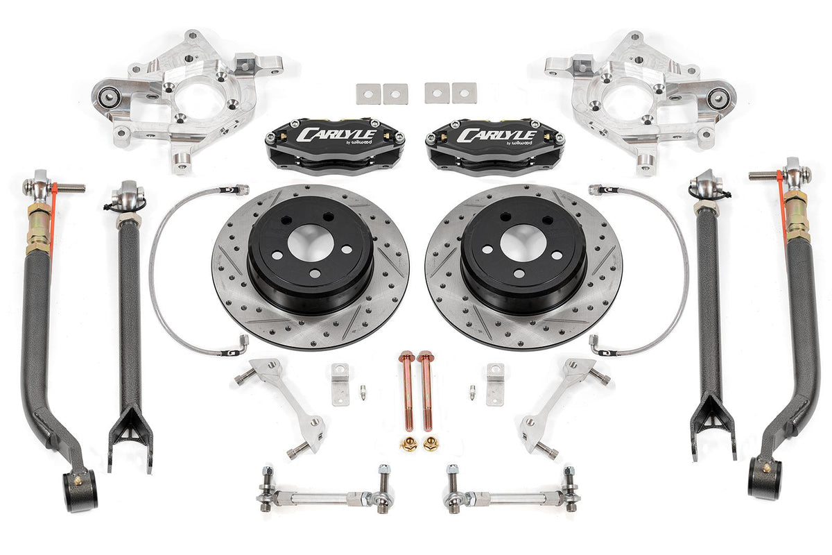 BMR 08-23 Dodge Challenger 15in Conversion Kit w/ Black Calipers - DRP112H for 2008-2023 Dodge Challenger
