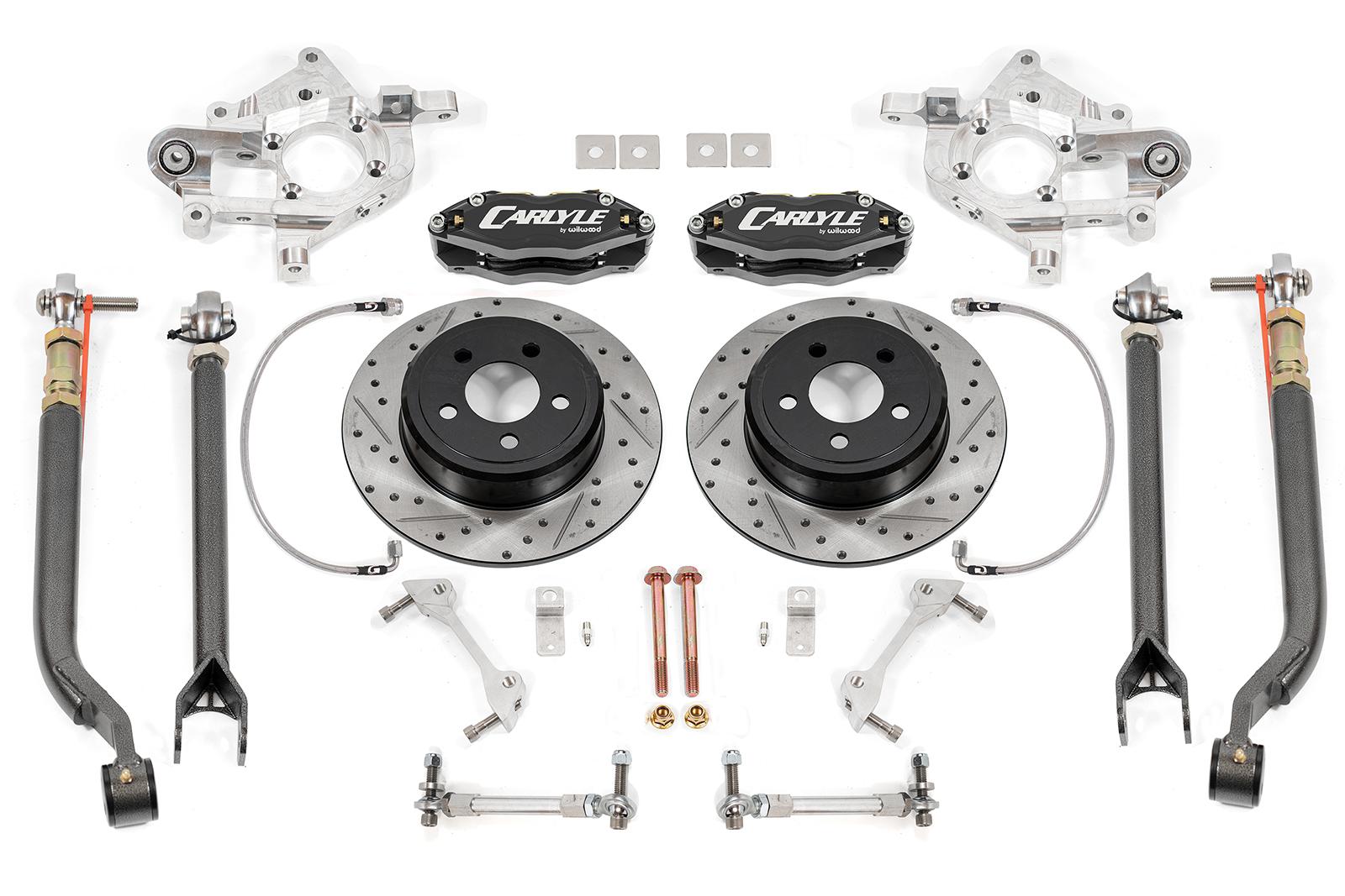 BMR 08-23 Dodge Challenger 15in Conversion Kit w/ Black Calipers - DRP112H for 2008-2023 Dodge Challenger