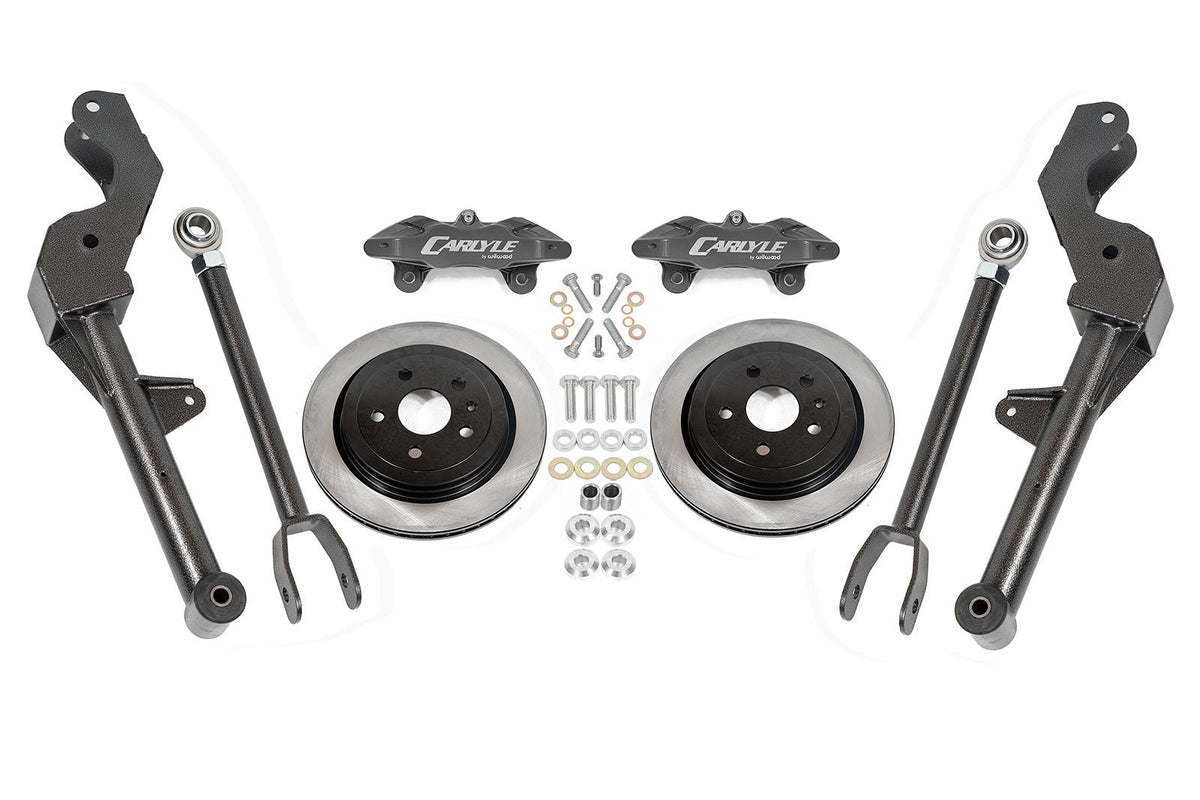 BMR 08-09 Pontiac G8 / 14-17 Chevrolet SS 15in Conversion Kit w/ Solid Rotors & Black Calipers - DRP300H for 2014-2017 Chevro