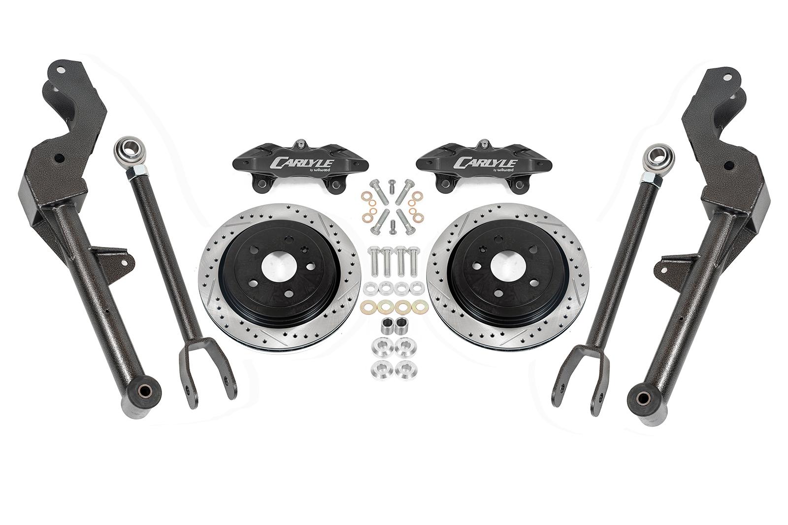 BMR 14-17 Chevrolet SS 15in Conversion Kit w/ Drilled & Slotted Rotors & Black Calipers - DRP302H for 2014-2017 Chevrolet SS
